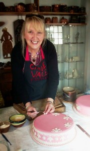 Martine Decorating A Twelfth cake