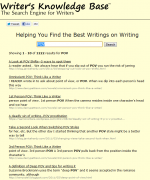 A Search Engine for Writers