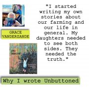 Why I wrote Unbuttoned  by Grace Vanderzande